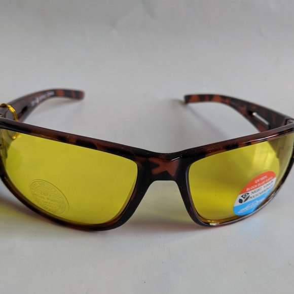 by Coppermax Eyewear est. since 1983! Other - NWT Vortex Style Wrap Night Driving yellow sports sunglasses (hunting/shooting)